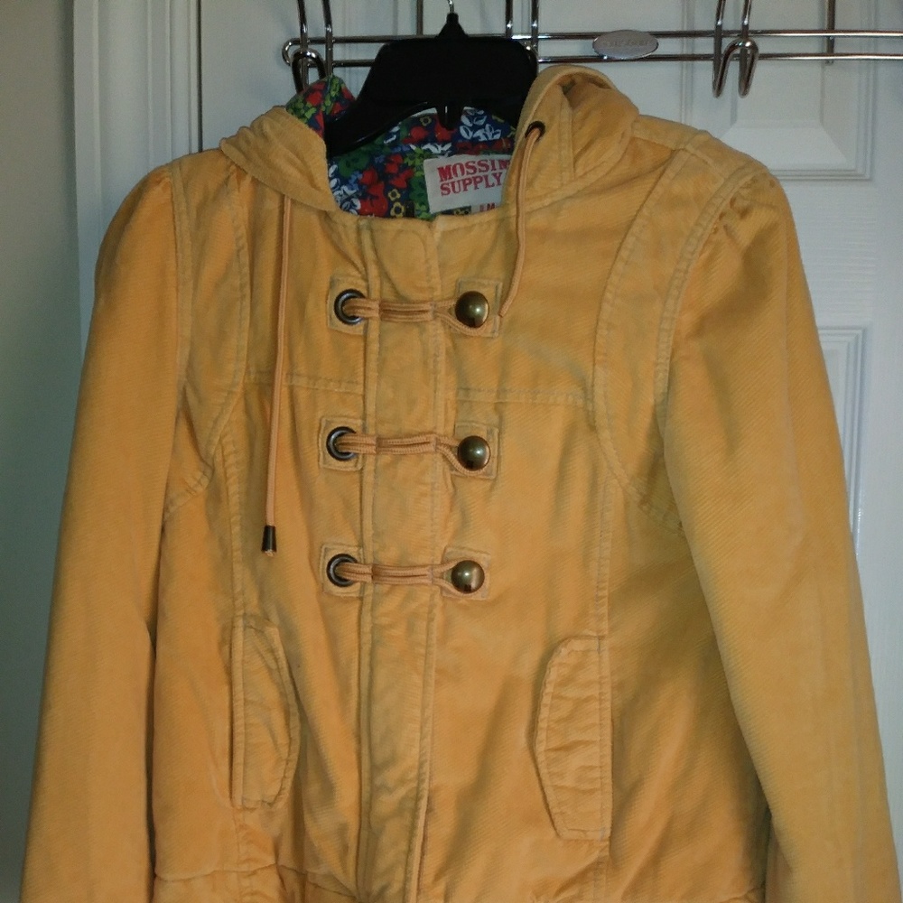 Mustard Corduroy Jacket Sz Medium